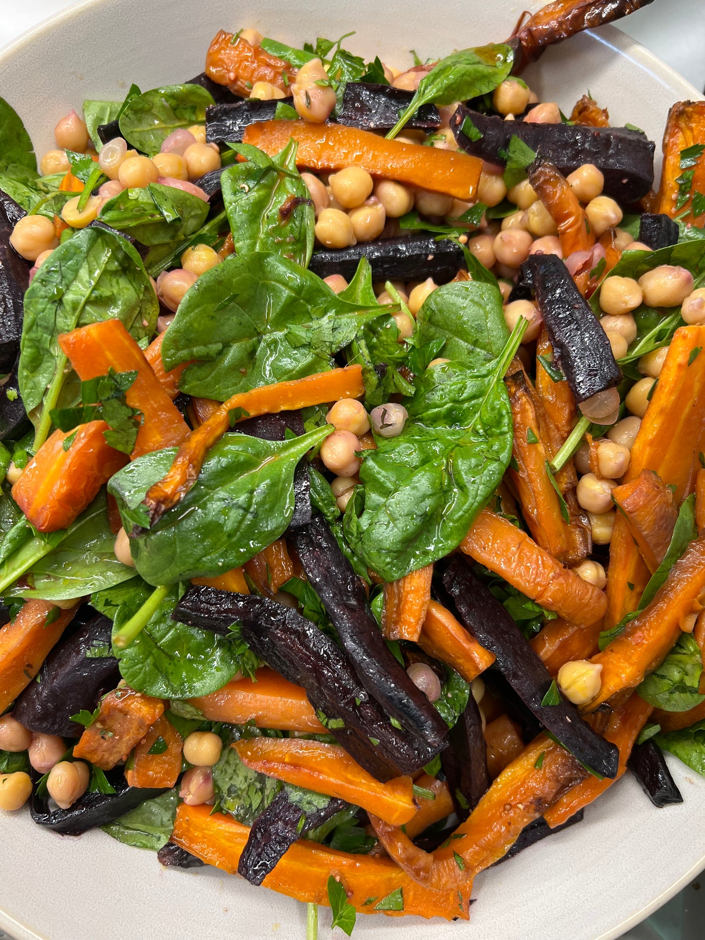 Carrot and Chickpea Salad