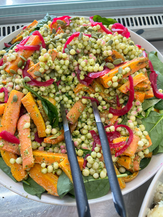 Carrot and Pesto Couscous Salad